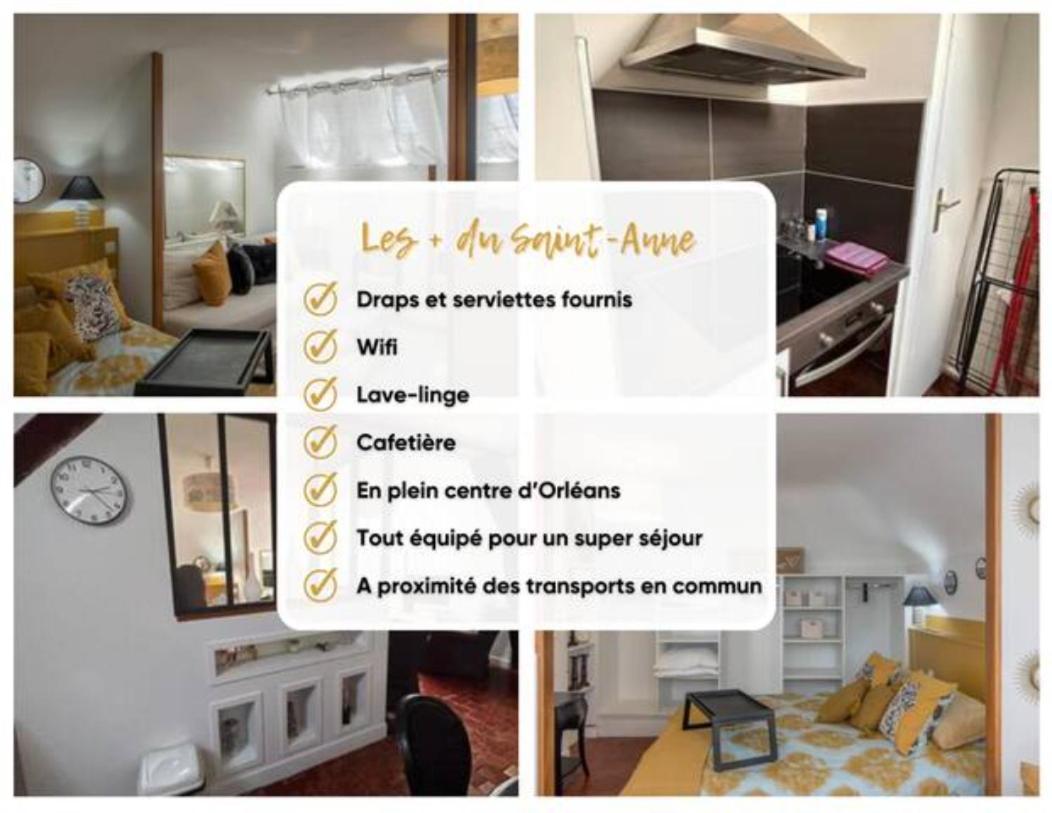 Le Sainte Anne *Studio* Apartment Orléans Exterior photo